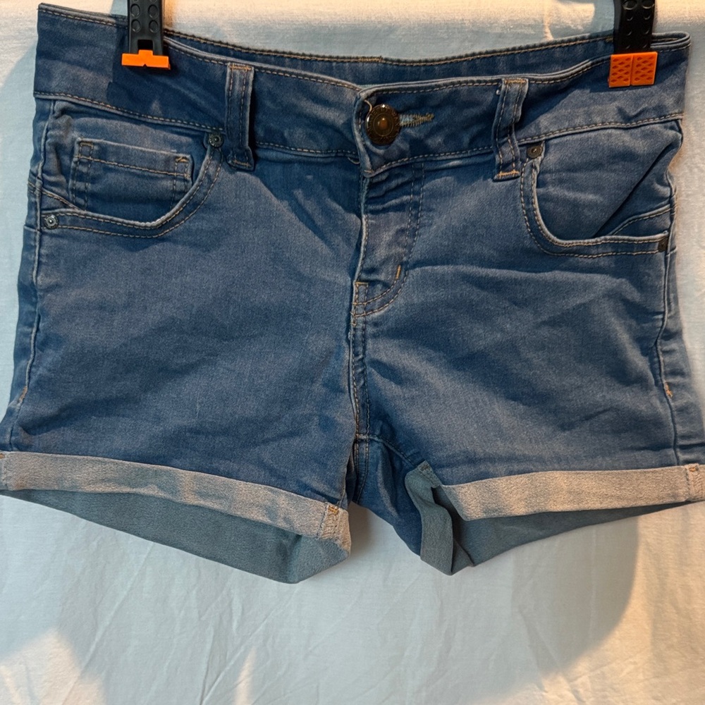 Wax Jean Light Blue Denim Shorts